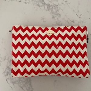 Kate Spade canvas clutch